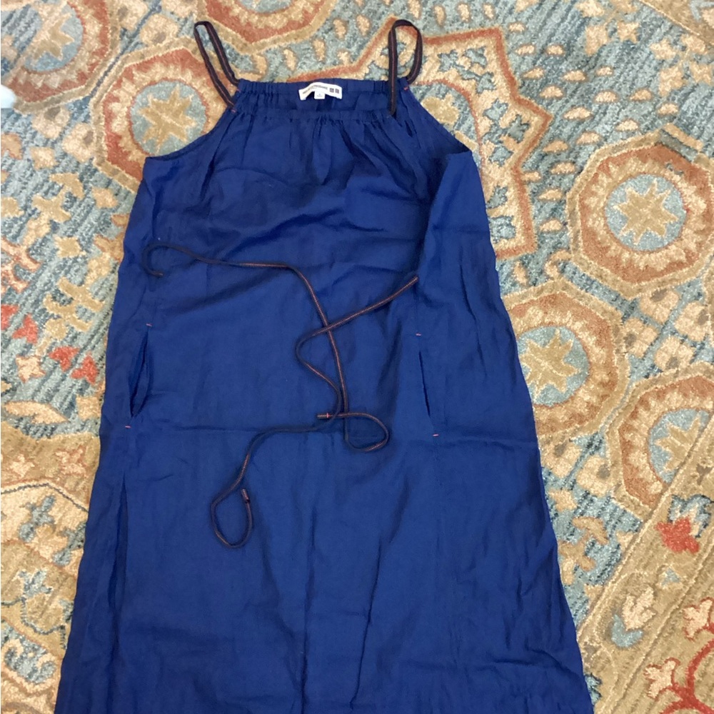Navy blue Uniqlo Ines de la Fressange sundress size M